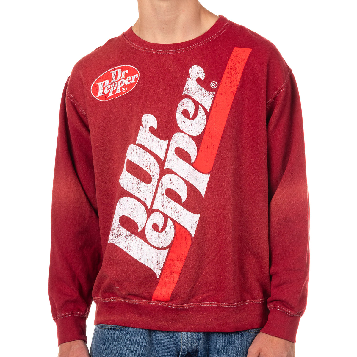Dr. Pepper Sweatshirt Men's Long-Sleeve Pullover Sweater