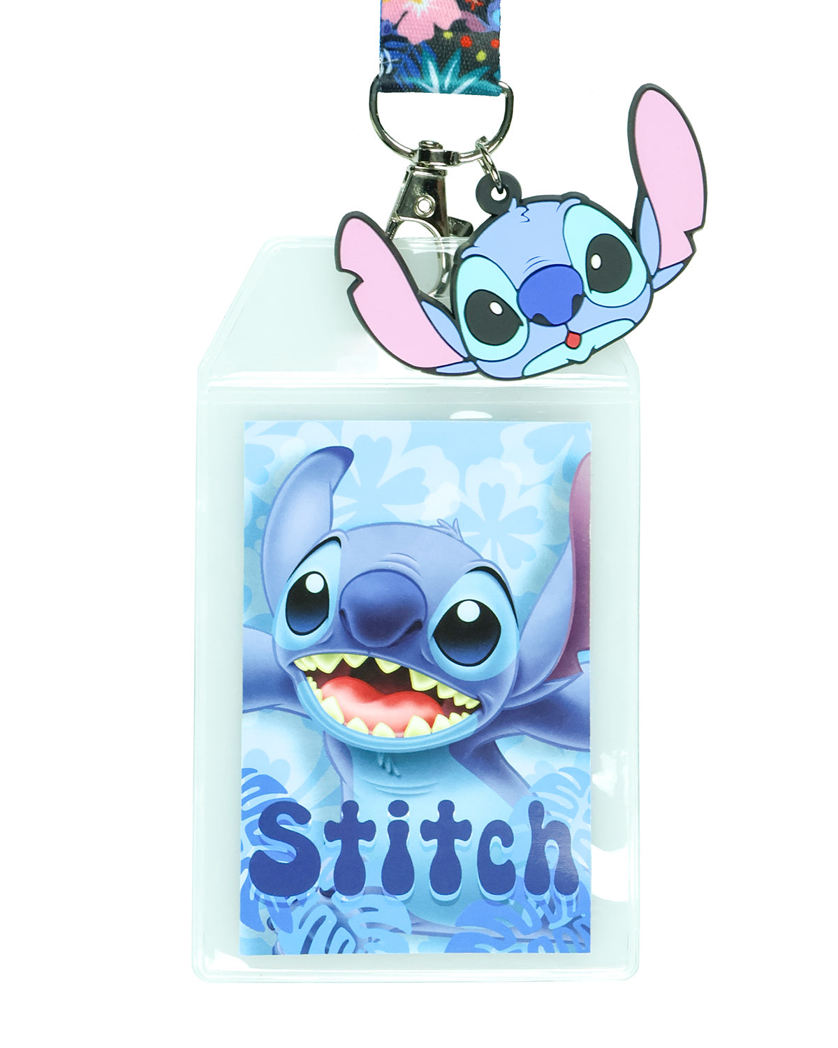 Disney Lilo and Stitch Tropical Breakaway Lanyard ID Badge Holder
