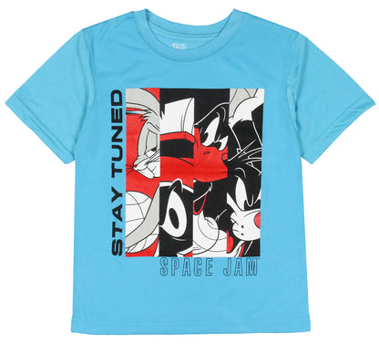 Looney Tunes Little Boy's Space Jam Stay Tuned Profile Portraits T-Shirt