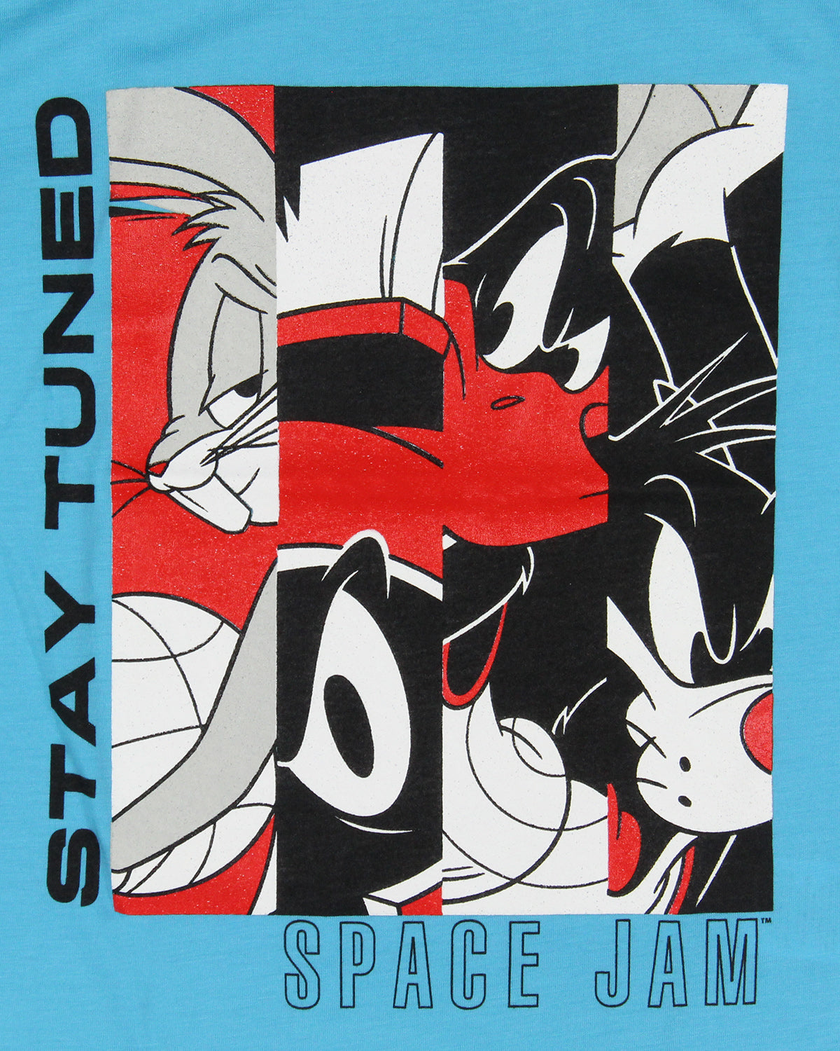 Looney Tunes Little Boy's Space Jam Stay Tuned Profile Portraits T-Shirt