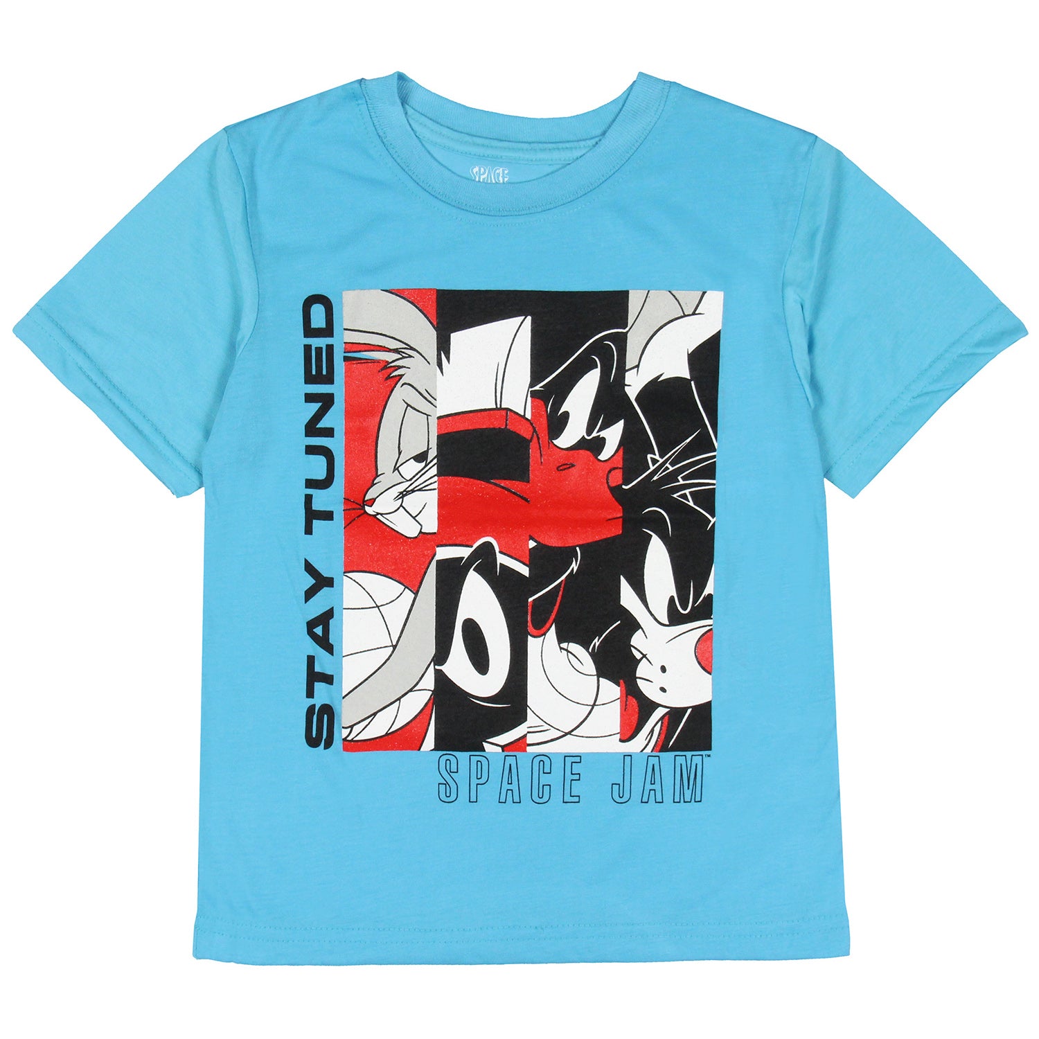 Looney Tunes Little Boy's Space Jam Stay Tuned Profile Portraits T-Shirt