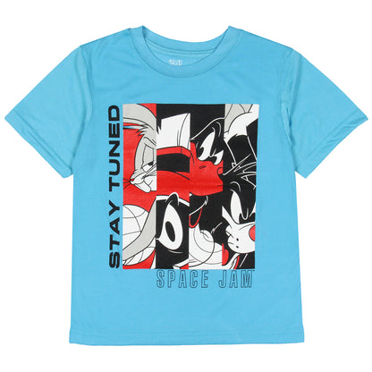 Looney Tunes Little Boy's Space Jam Stay Tuned Profile Portraits T-Shirt
