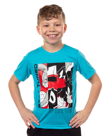Looney Tunes Little Boy's Space Jam Stay Tuned Profile Portraits T-Shirt