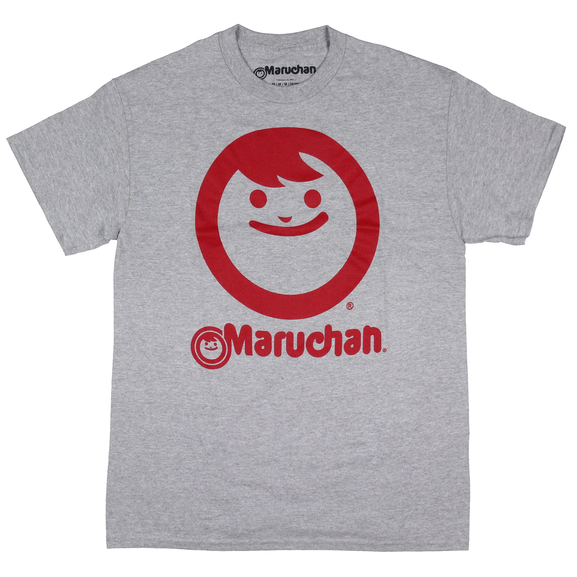 Maruchan Men's Ramen Noodle Happy Face Logo Design T-Shirt (Large) Adult