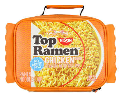 Nissin Top Ramen Lunch Box The Original Chicken Flavor Ramen Noodle Lunch Bag 10"