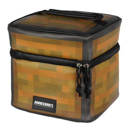 Minecraft Storage Chest Design Insulated Zip Around Lunch Box 8"