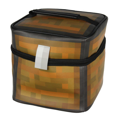 Minecraft Storage Chest Design Insulated Zip Around Lunch Box 8"