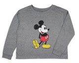 Disney Womens' Mickey Mouse Long Sleeve Pajama Top Sleepwear Shirt