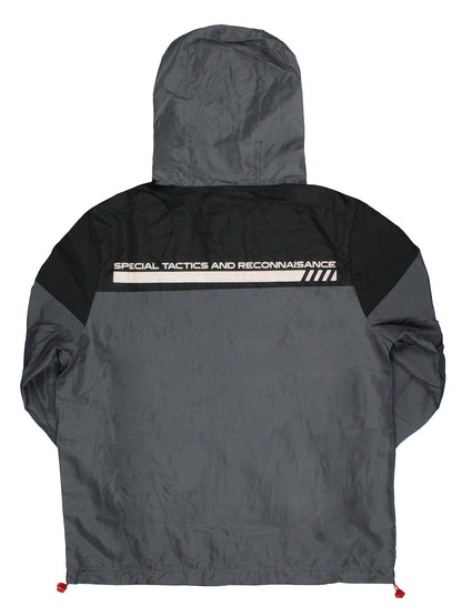 Mass Effect Men's N7 Logo Special Tactics Windbreaker Jacket With Hood