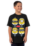 Minions T-Shirt Boy's Anti-Villain League Short Sleeve Graphic Tee
