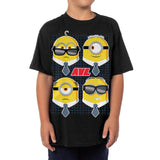 Minions T-Shirt Boy's Anti-Villain League Short Sleeve Graphic Tee