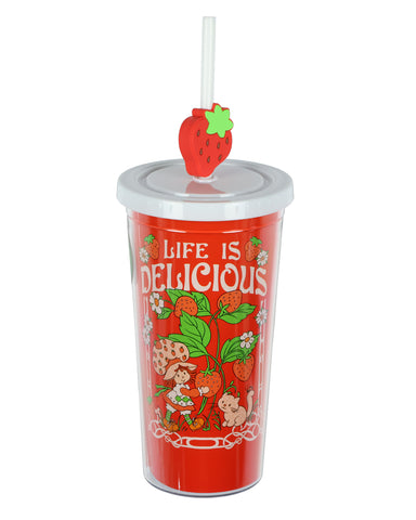Strawberry Shortcake Life is Delicious Insulated Tumbler 20 oz Travel Cup