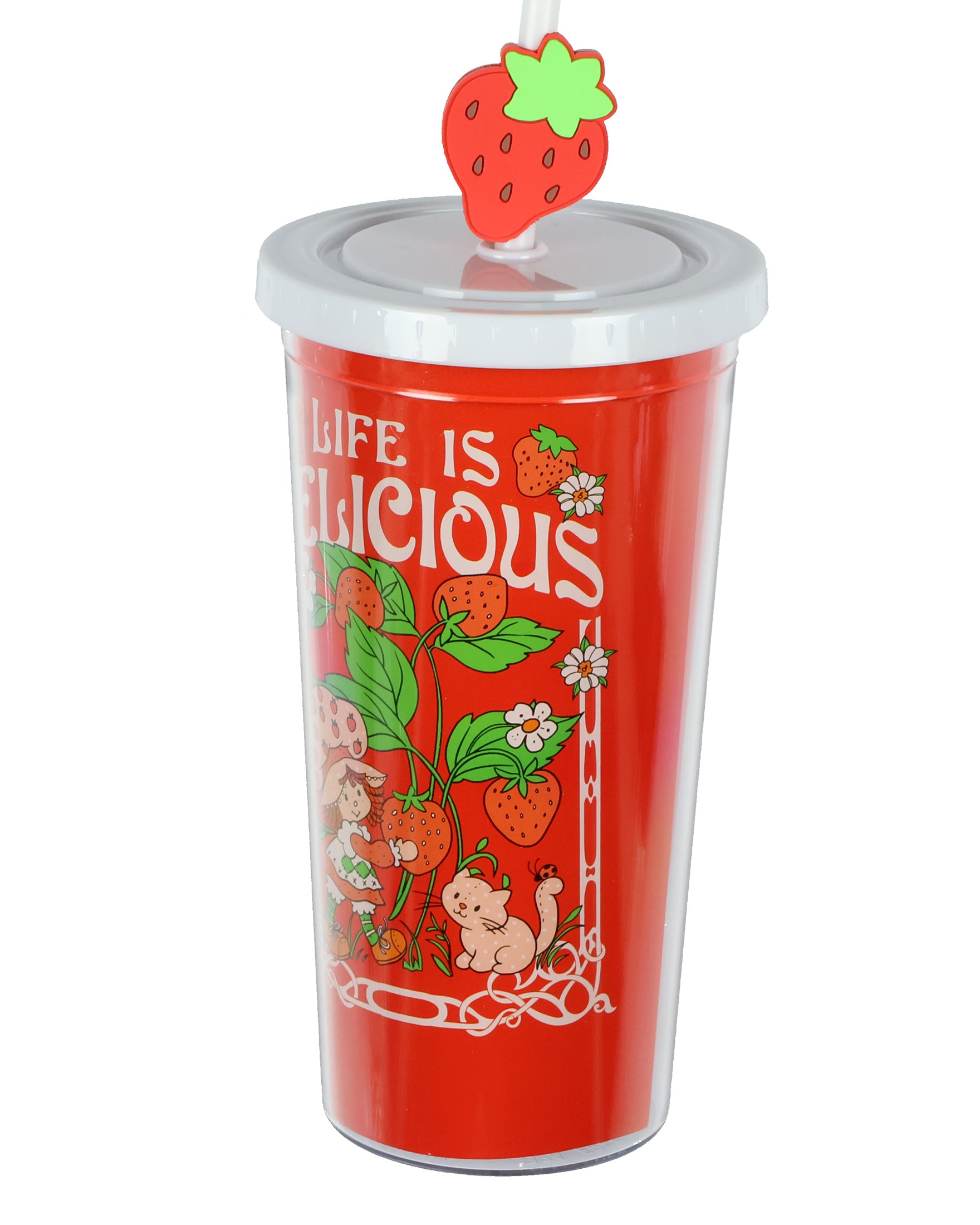 Strawberry Shortcake Life is Delicious Insulated Tumbler 20 oz Travel Cup