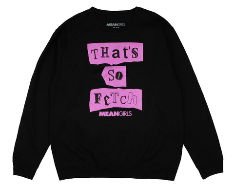 Mean Girls Women's That's So Fetch Classic Movie Crewneck Sweatshirt