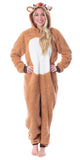 Rudolph The Red Nosed Reindeer Unisex Adult Fleece Union Suit Pajama