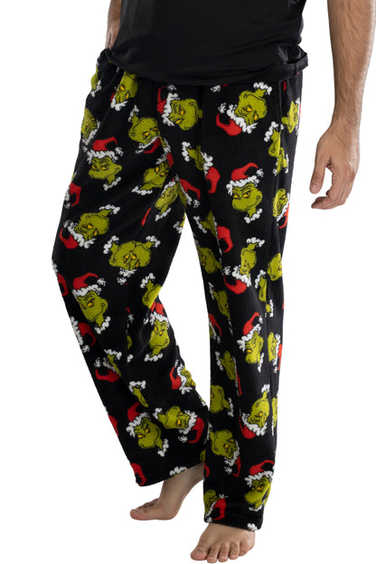 Dr. Seuss Men's How the Grinch Stole Christmas! Pajama Pants