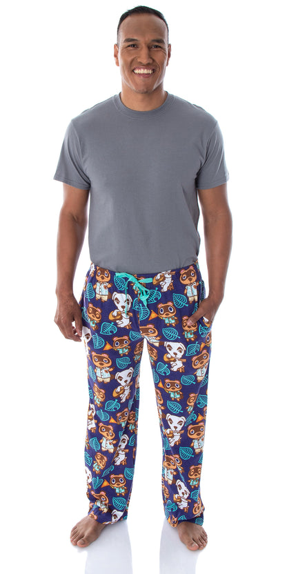 Animal Crossing New Horizons Women's Allover Character Pajama Pants