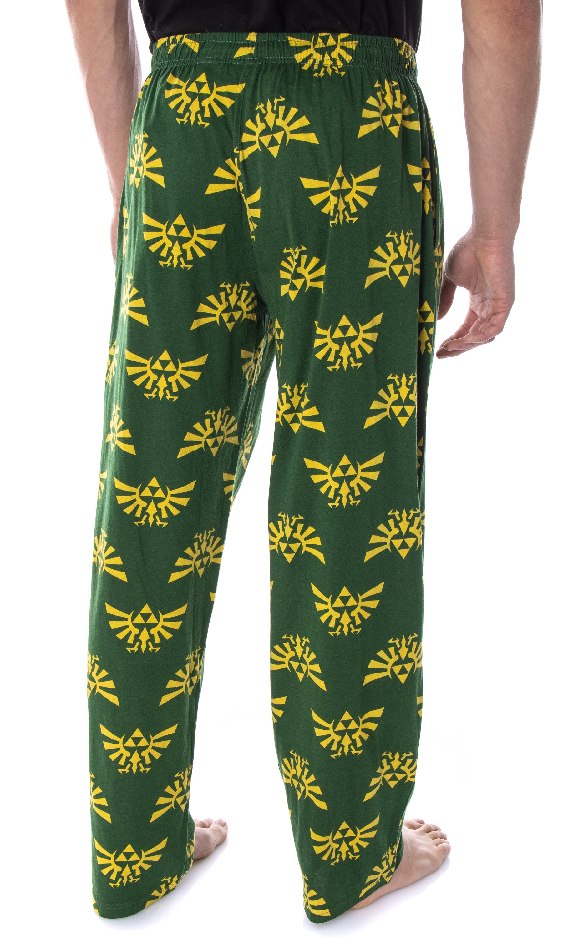 Nintendo Men's The Legend of Zelda Hyrule Crest Soft Touch Cotton Pajama Pants