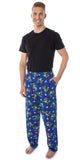 Nintendo Men's Mario and Yoshi Power Up Soft Touch Cotton Pajama Pants