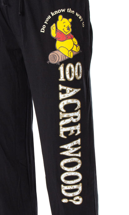 Disney Adult Winnie The Pooh 100 Acre Woods Lounge Sleep Pajama Pants