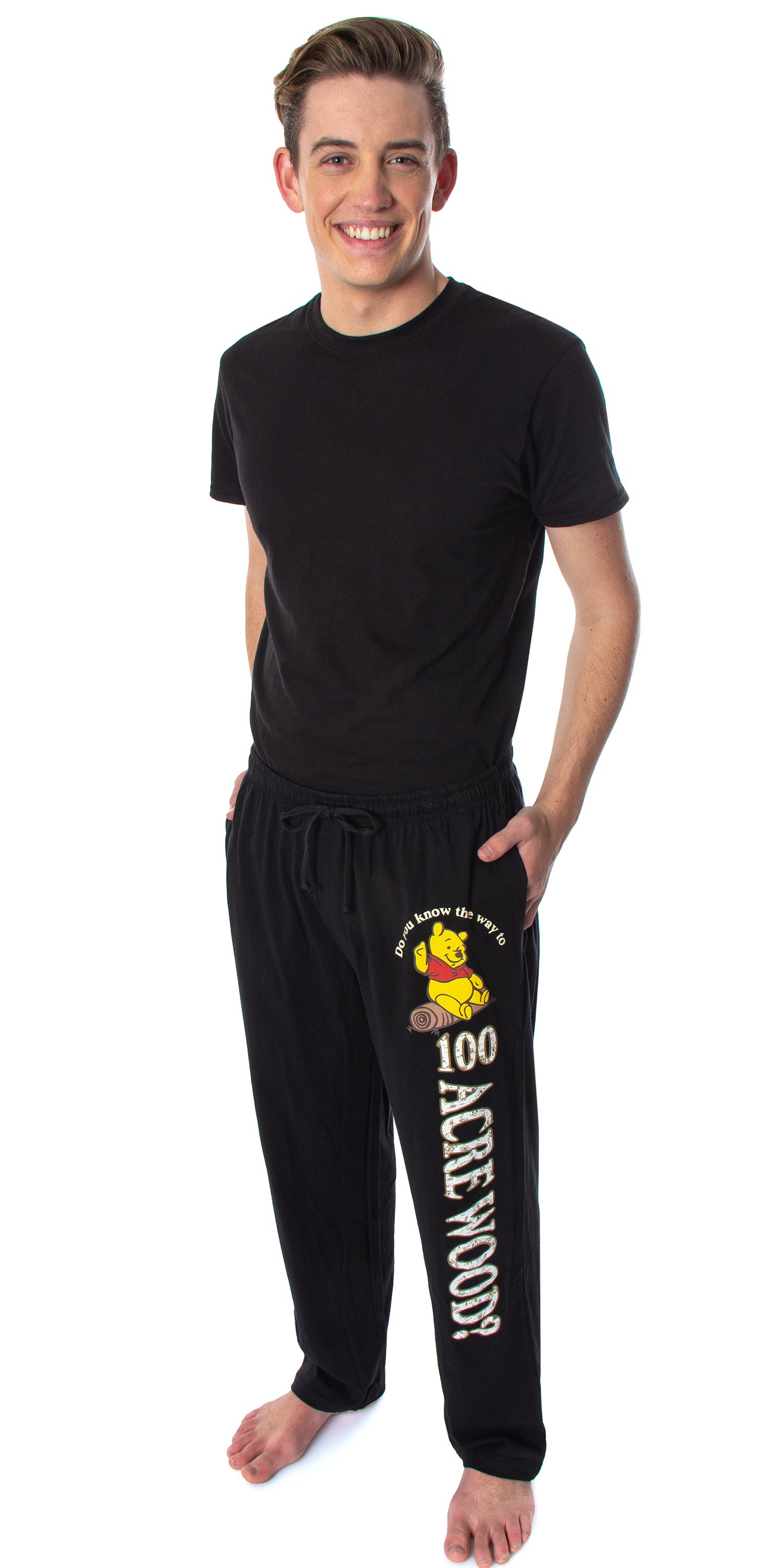 Disney Adult Winnie The Pooh 100 Acre Woods Lounge Sleep Pajama Pants