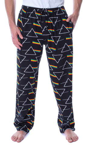 Pink Floyd Pajama Pants Adult Dark Side of the Moon Prism Sleep Lounge Pants