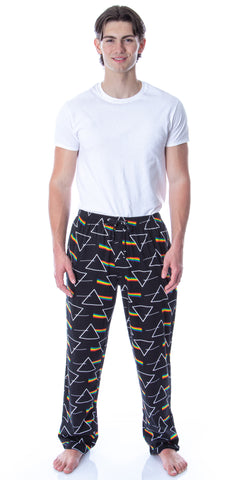 Pink Floyd Pajama Pants Adult Dark Side of the Moon Prism Sleep Lounge Pants