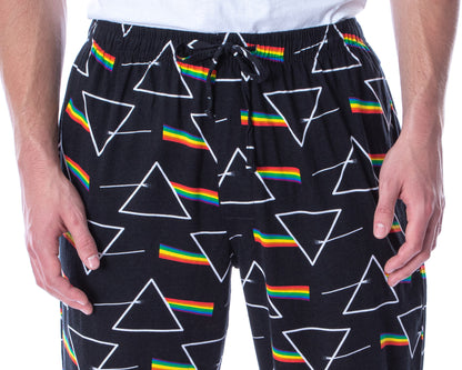 Pink Floyd Pajama Pants Adult Dark Side of the Moon Prism Sleep Lounge Pants