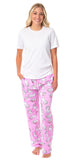 Disney Adult Aristocats Marie Expressions and Bows Pajama Sleep Lounge Pants