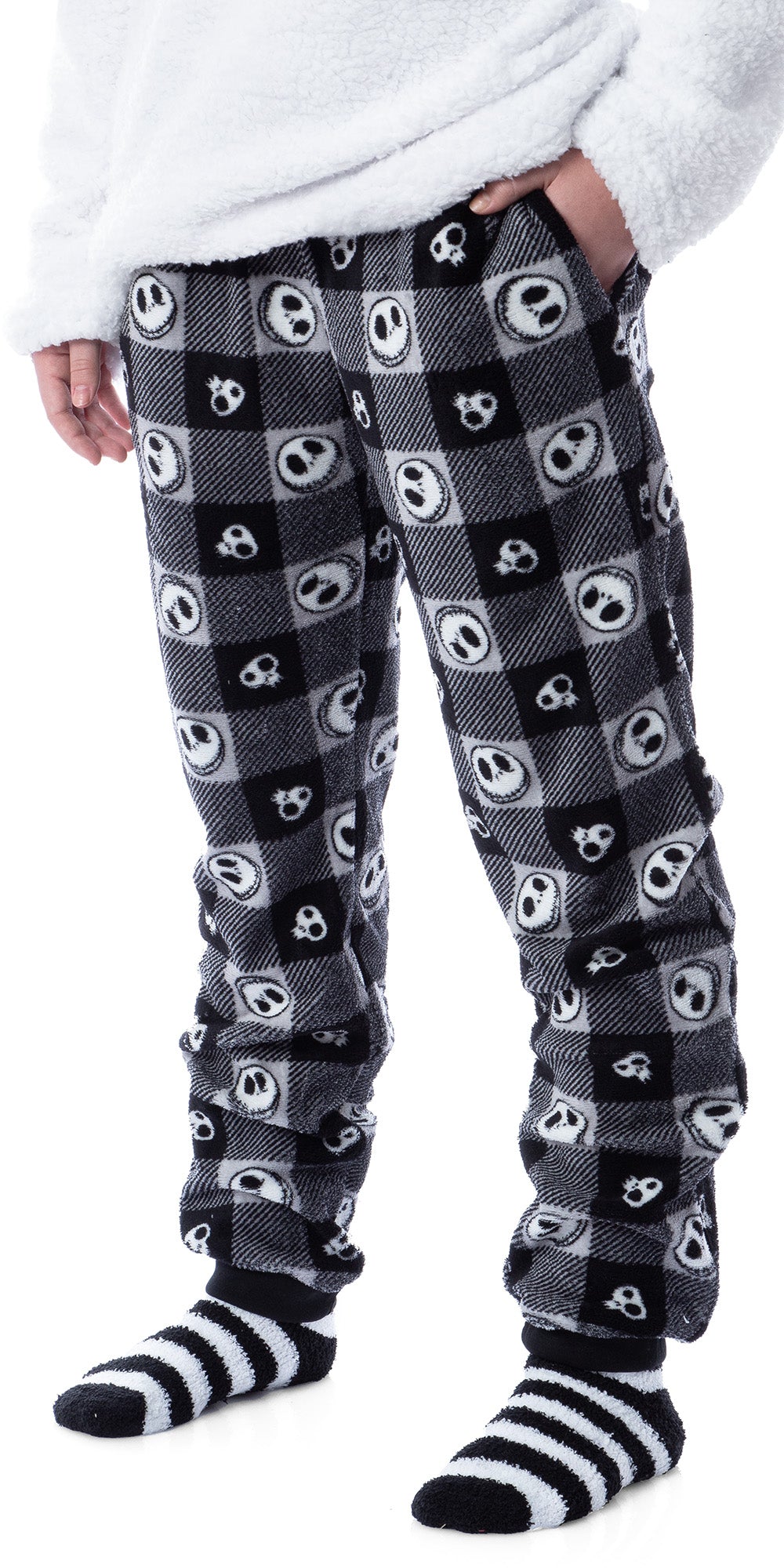 Nightmare Before Christmas Adult 3 Piece Gift Set Pajama Pants, Top , Socks