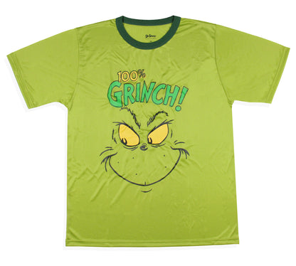 Dr. Seuss GRINCH Men's Pajama Pants Shirt and Socks 3 Piece Pajama Set
