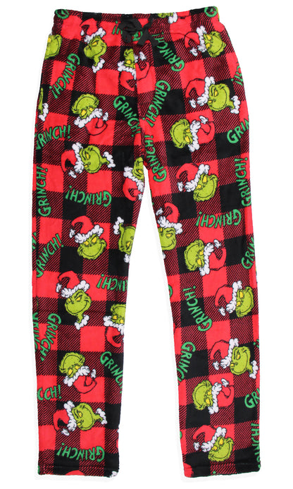 Dr. Seuss GRINCH Men's Pajama Pants Shirt and Socks 3 Piece Pajama Set
