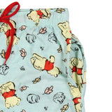 Disney Adult Winnie The Pooh Sketch Art Leaves Allover Print Pajama Pants
