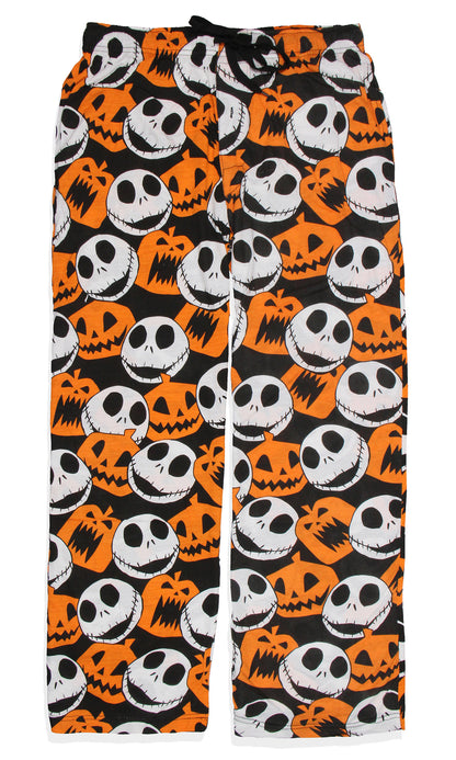 The Nightmare Before Christmas Adult Jack Skellington and Jack O Lantern Pajama Pants