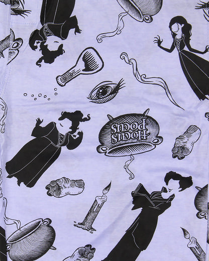 Hocus Pocus Adult Sanderson Sisters Candle Cauldron Lounge Pajama Pants