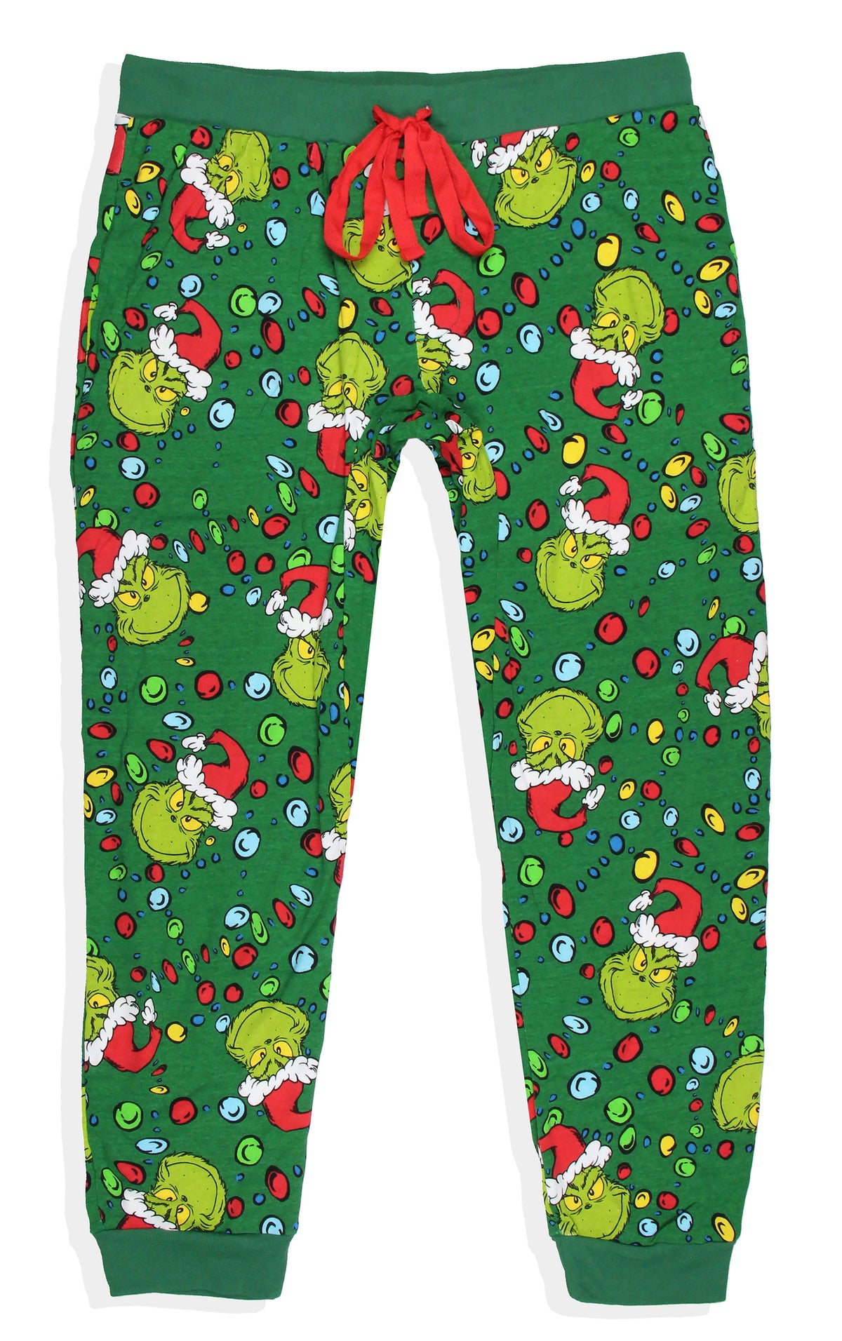 Dr. Seuss How GRINCH Stole Christmas Lights Matching Family Pajama Set