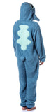 Disney Lilo & Stitch Adult Unisex Stitch Costume Faux Shearling Union Suit (Medium)
