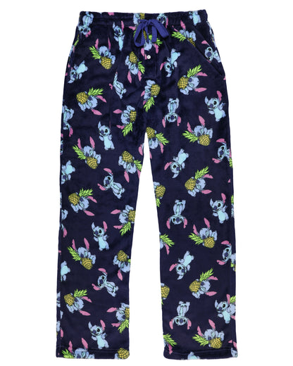 Disney Lilo & Stitch Pajama Pants Pineapple Adult Super Minky Lounge Pants