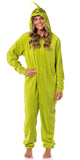 Dr. Seuss GRINCH Who Stole Christmas Hooded Costume Pajama Union Suit