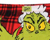 Dr. Seuss The Grinch Men's Don't Be A Grinch Plaid Boxers Underwear