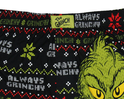 How the Grinch Stole Christmas Men's Always Grinchy Fairisle Boxer Shorts