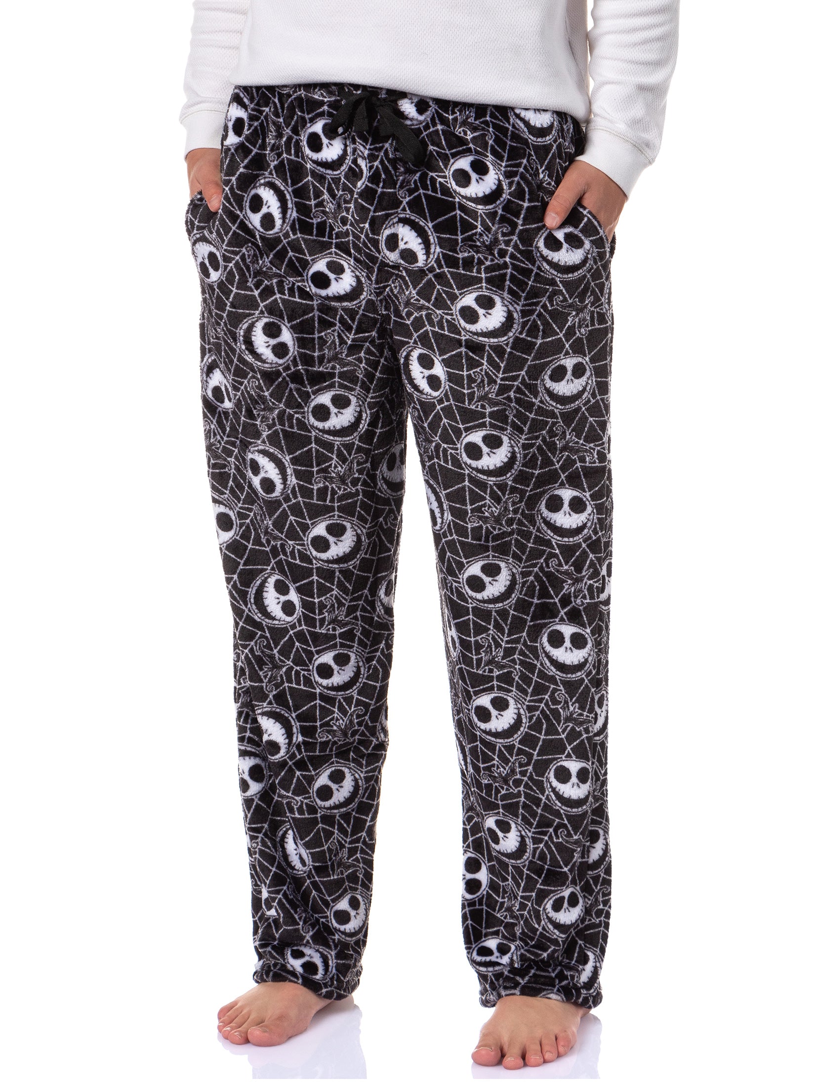 Disney The Nightmare Before Christmas Men Plush Fleece Pajama Lounge Pants