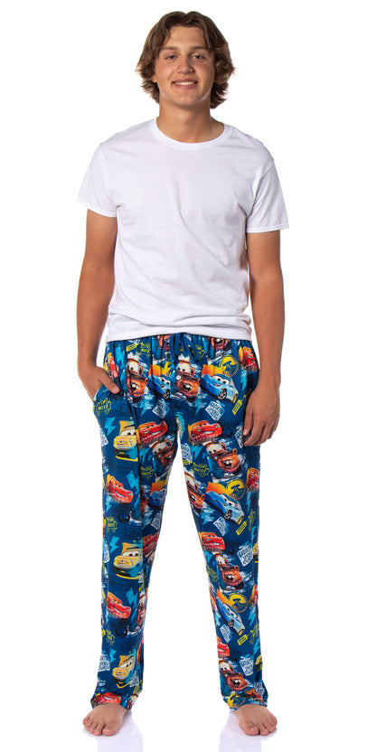 Disney's Cars Men's Radiator Springs Character Pajama Lounge Pants Sleepwear