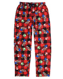 Super Mario Men's Buffalo Plaid Mario Power Up Lounge Sleep Pajama Pants