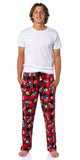 Super Mario Men's Buffalo Plaid Mario Power Up Lounge Sleep Pajama Pants