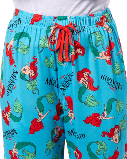 Disney The Little Mermaid Women's AOP Ariel Lounge Sleep Pajama Pants