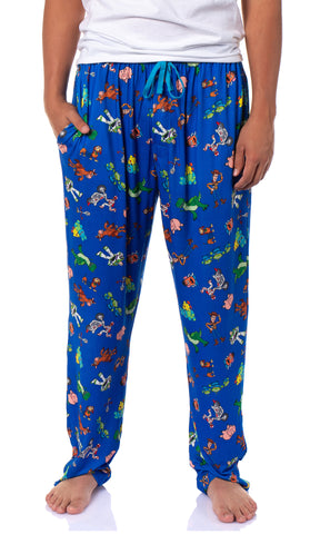 Disney Toy Story Men's AOP Character Design Lounge Sleep Pajama Pants