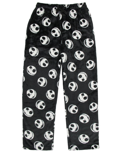 Disney Nightmare Before Christmas Men's Jack Skellington Plush Pajama Pant