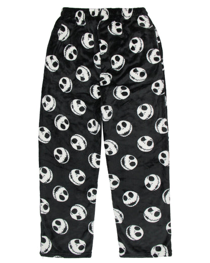 Disney Nightmare Before Christmas Men's Jack Skellington Plush Pajama Pant