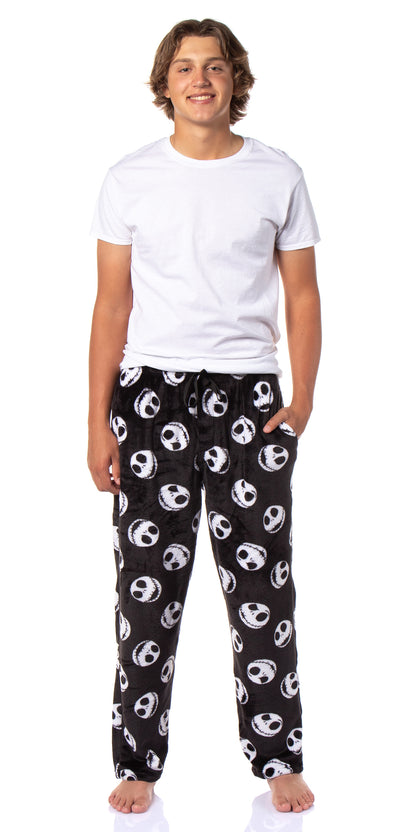 Disney Nightmare Before Christmas Men's Jack Skellington Plush Pajama Pant